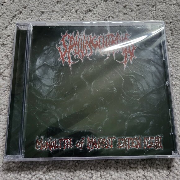SPILLING ENTRAILS - Monolith of Maggot Eaten Flesh (CD) BRAND NEW STILL WRAPPED - Picture 1 of 3